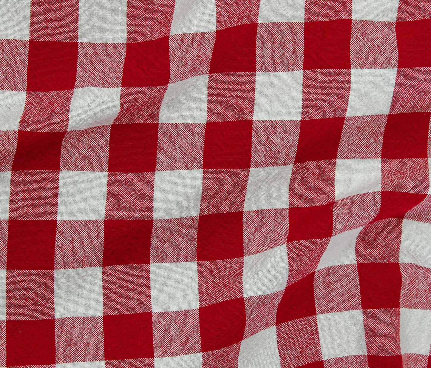 Organic (100% Cotton) Checkered (55") - Red - Telio