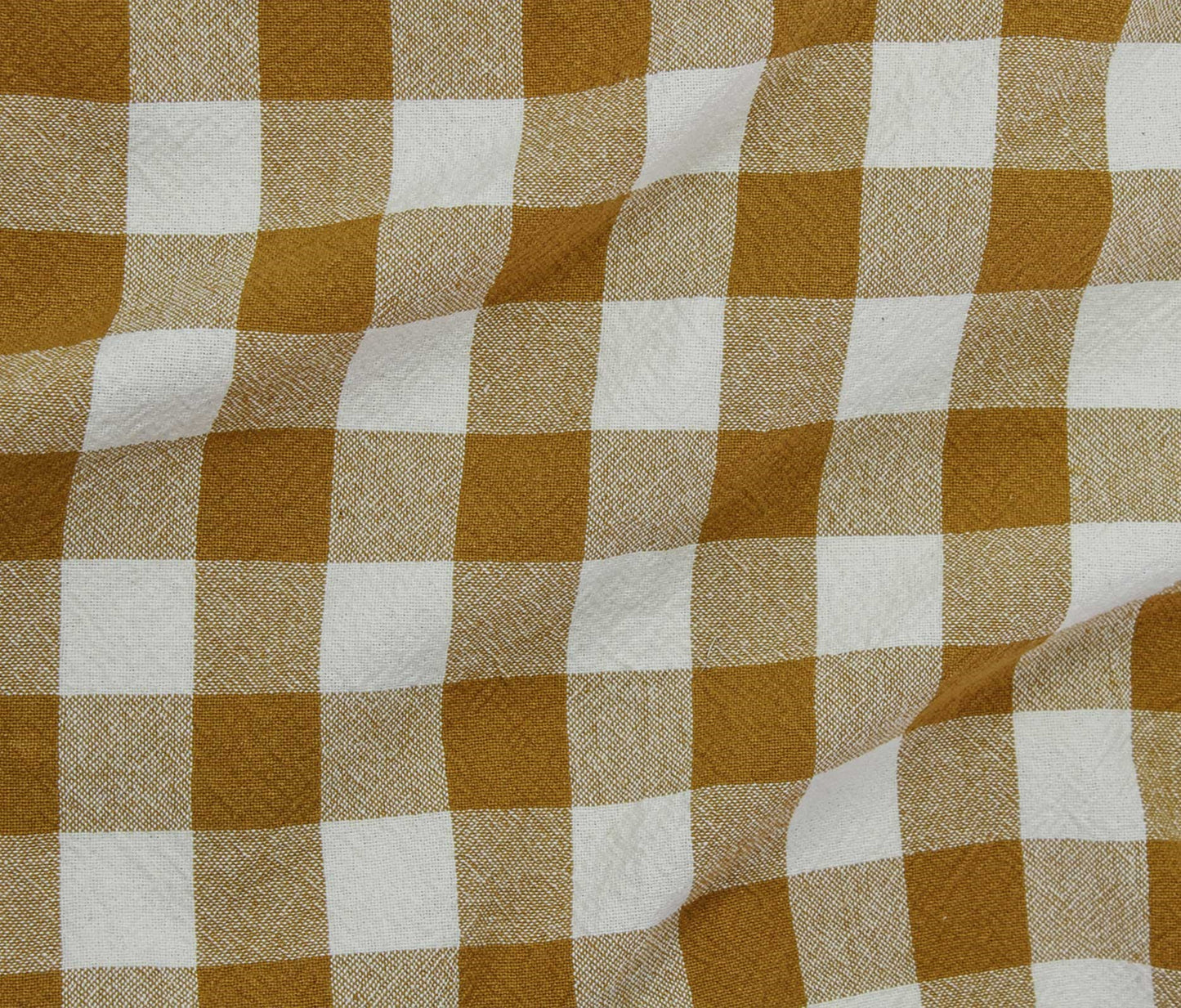 Organic (100% Cotton) Checkered (55") - Dijon - Telio