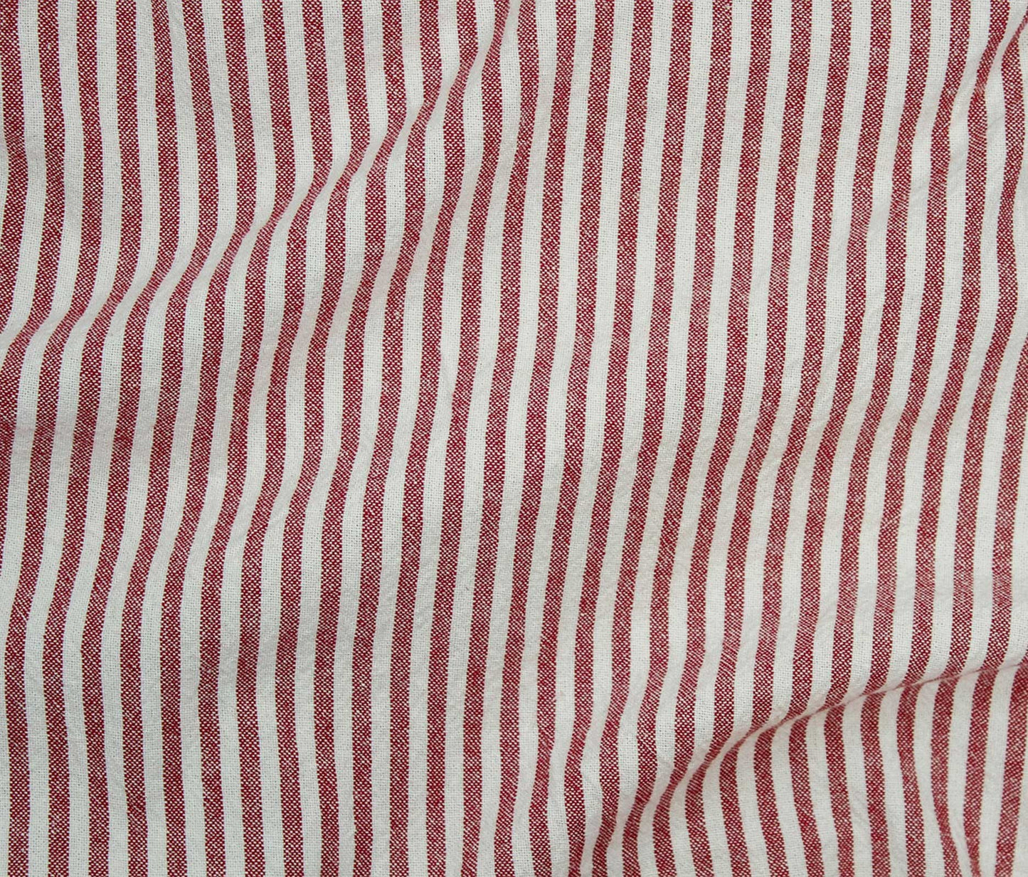 Organic (100% Cotton) Stripes (55") - Red/White - Telio
