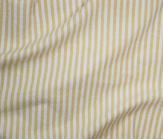 Organic (100% Cotton) Stripes (55") - Beige/White - Telio