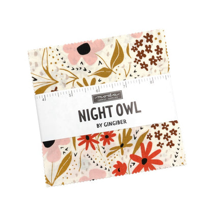 Night Owl - Charm Pack - Gingiber - Moda (Pre-order: Feb 2026)