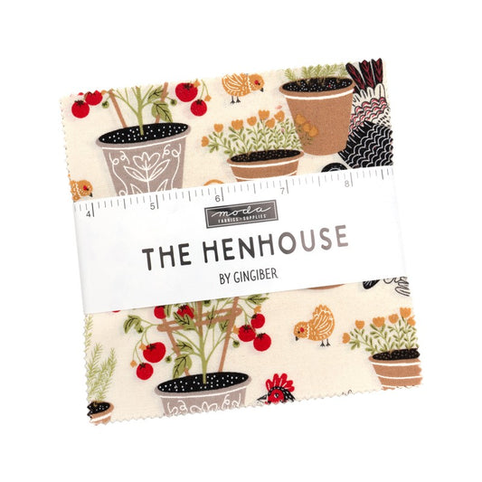 The Henhouse - Charm Pack - Gingiber - Moda (Pre-order: Mar 2026)