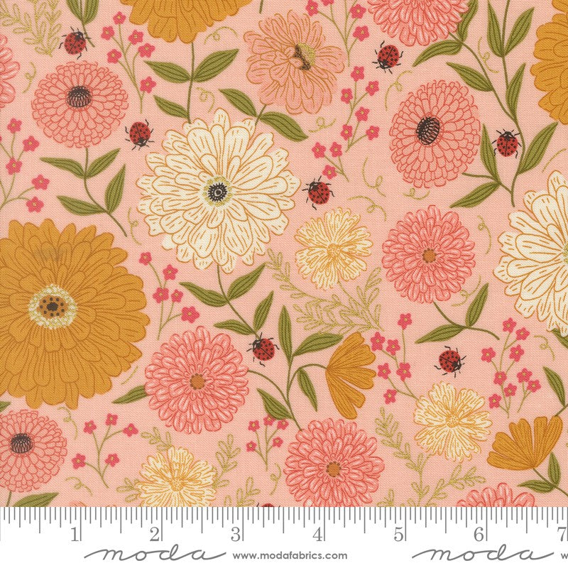 Ladybug Whimsy - Charm Pack - Gingiber - Moda (Pre-order: Oct 2026)