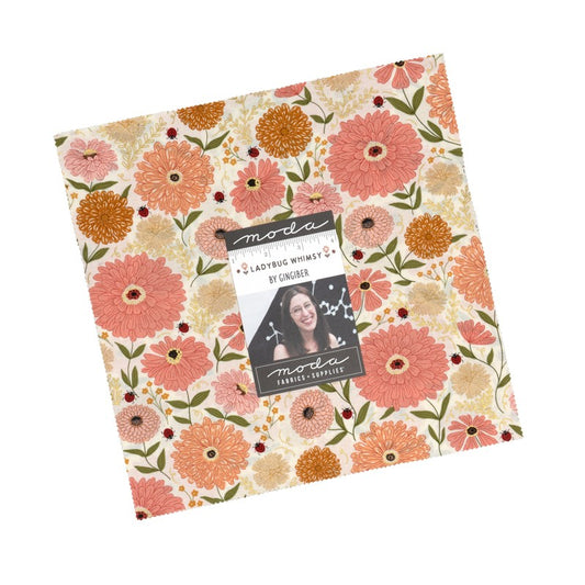 Ladybug Whimsy - Layer Cake - Gingiber - Moda (Pre-order: Oct 2026)