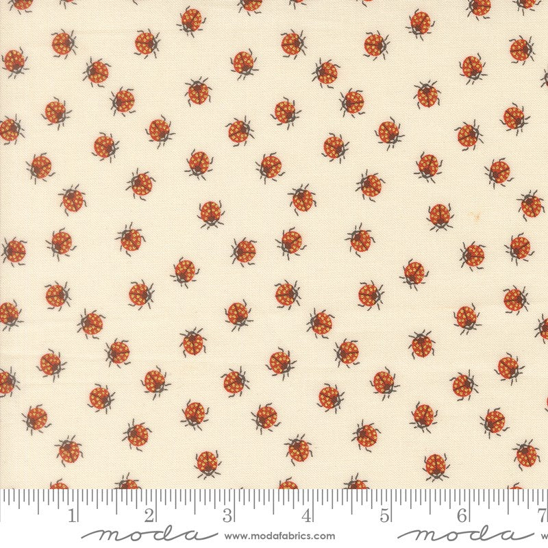 Ladybug Whimsy - Charm Pack - Gingiber - Moda (Pre-order: Oct 2026)