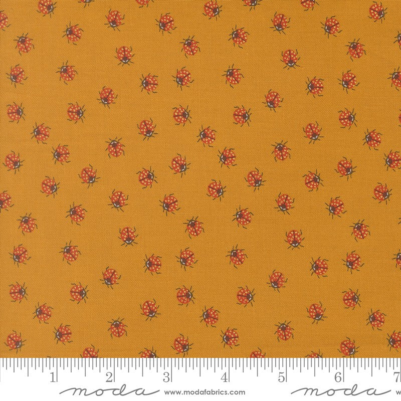 Ladybug Whimsy - Charm Pack - Gingiber - Moda (Pre-order: Oct 2026)