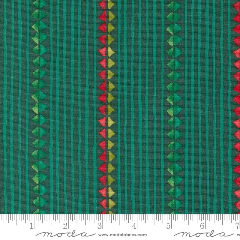 Winterly - Christmas Ribbon in Spruce - Robin Pickens - Moda (Pre-order: May 2024)
