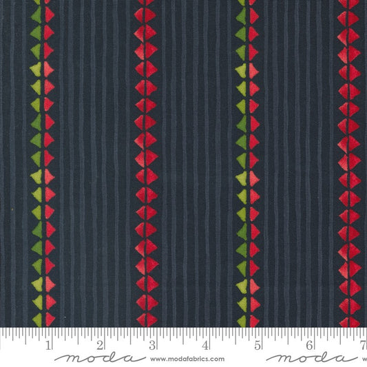 Winterly - Christmas Ribbon in Soft Black - Robin Pickens - Moda (Pre-order: May 2024)