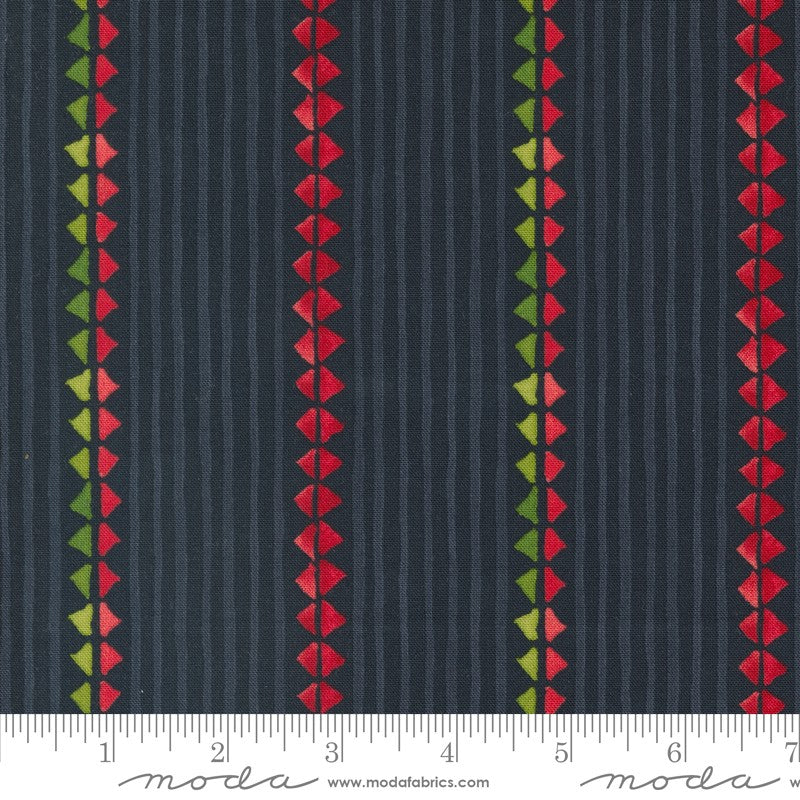 Winterly - Christmas Ribbon in Soft Black - Robin Pickens - Moda (Pre-order: May 2024)