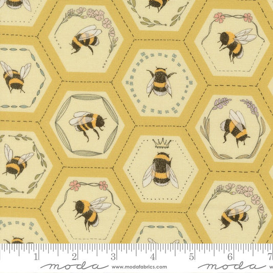 Pollinators - Bee Hexies in Honey - Robin Pickens - Moda (Pre-order: Jan 2027)