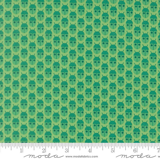 Popcorn - Little Bugs in Jade - Elizabeth Hartman - Moda (Pre-order: Dec 2026)