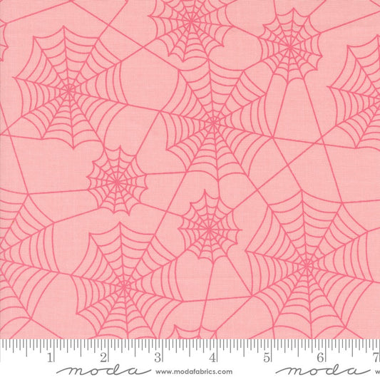 Hey Boo - Webs in Bubble Gum Pink - Lella Boutique - Moda (Pre-order: Apr 2024)