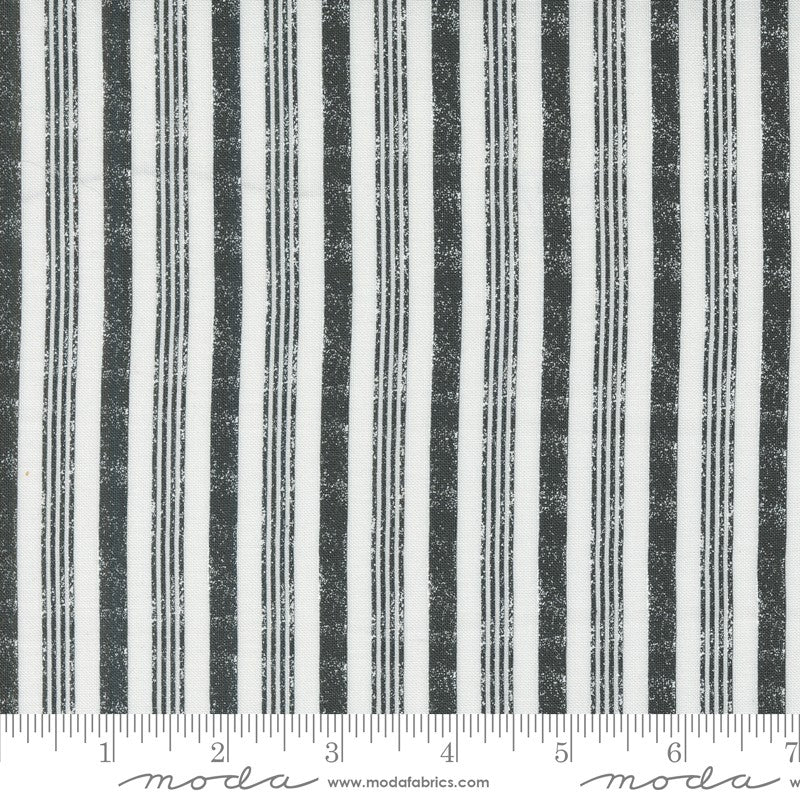 Hey Boo - Boougie Stripe in Ghost/Midnight - Lella Boutique - Moda (Pre-order: Apr 2024)