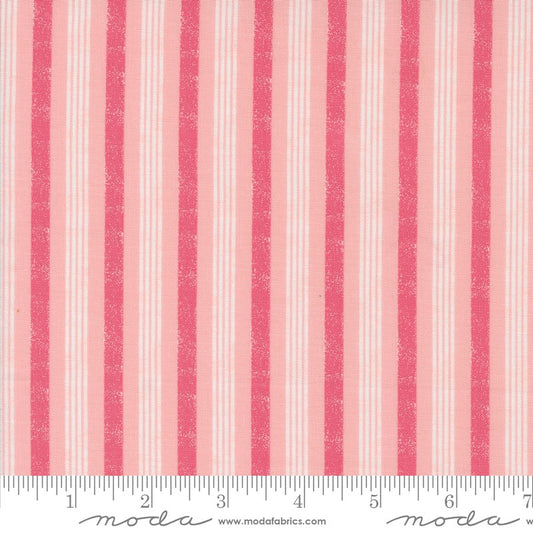 Hey Boo - Boougie Stripe in Bubble Gum Pink - Lella Boutique - Moda (Pre-order: Apr 2024)
