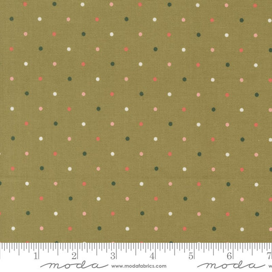 Garden Glam - Magic Dot in Grass - Lella Boutique - Moda (Pre-order: Dec 2026)