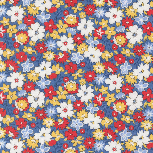 30's Playtime 2025 - Bluebell - Moda - 523370-18 - Dinkydoo Fabrics