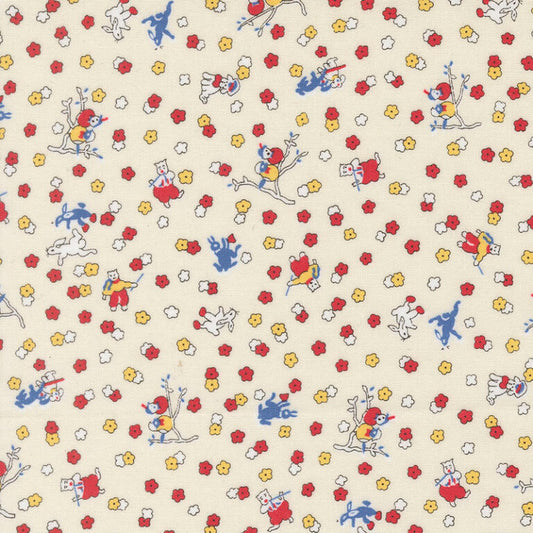 30's Playtime 2025 - Eggshell - Moda - 523373-11 - Dinkydoo Fabrics