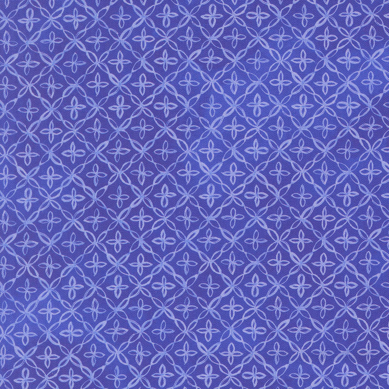 Delphinium - Agapanthus 24656-18 - Janet Clare - Moda