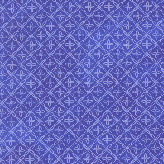Delphinium - Agapanthus 24656-18 - Janet Clare - Moda