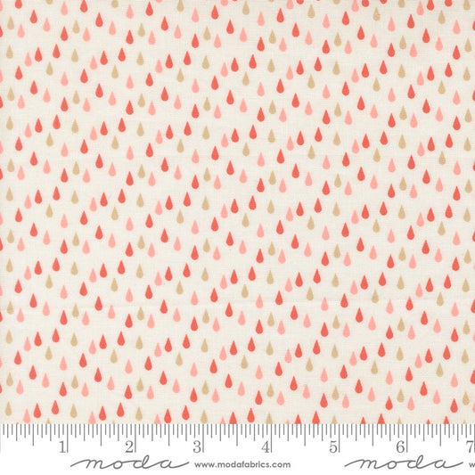 Garden Glam - Rain Drops in Cream - Lella Boutique - Moda (Pre-order: Dec 2026)