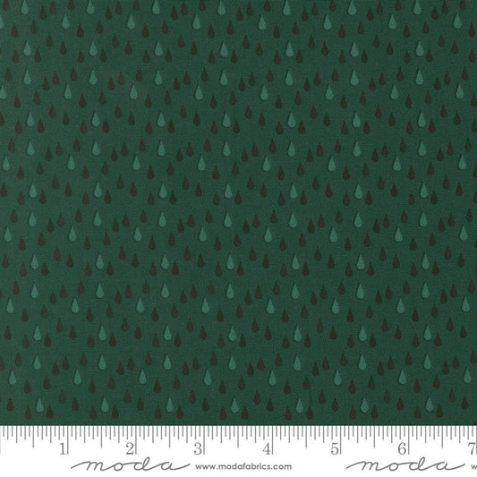 Garden Glam - Rain Drops in Teal - Lella Boutique - Moda (Pre-order: Dec 2026)
