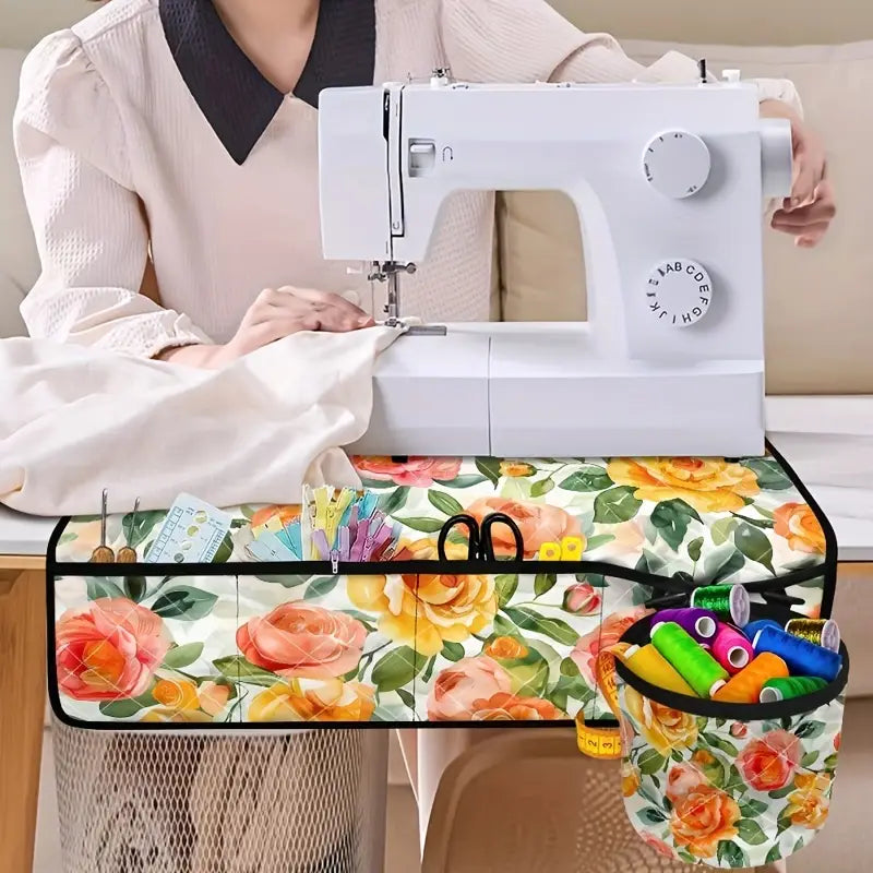Sew n' Stash Sewing Machine Organizer - Vibrant Roses
