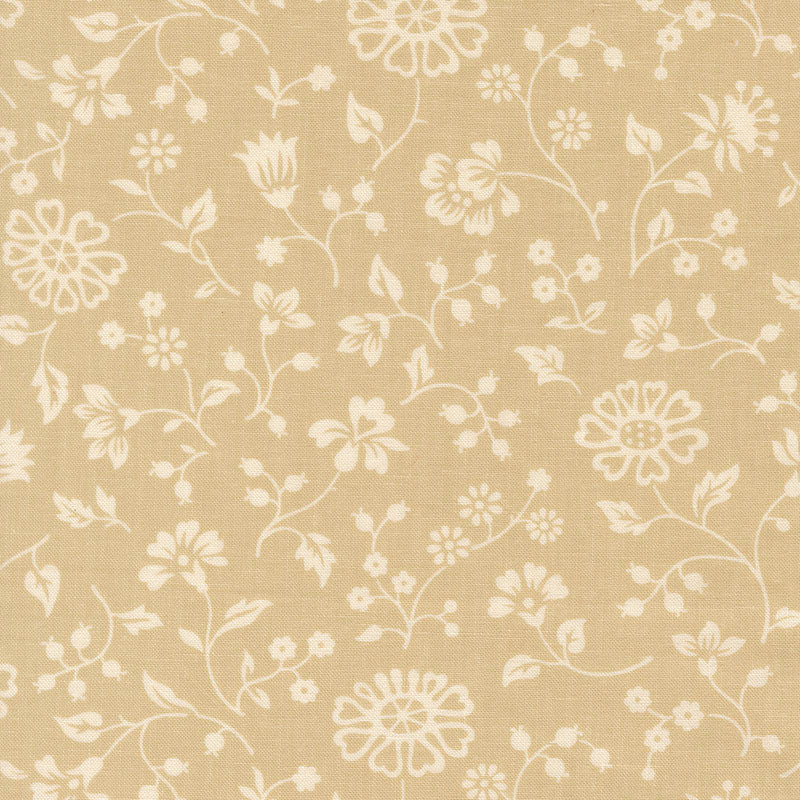 Petals and Polka Dots - Linen 53082-13 - Moda