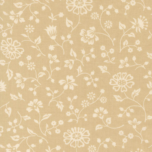 Petals and Polka Dots - Linen 53082-13 - Moda