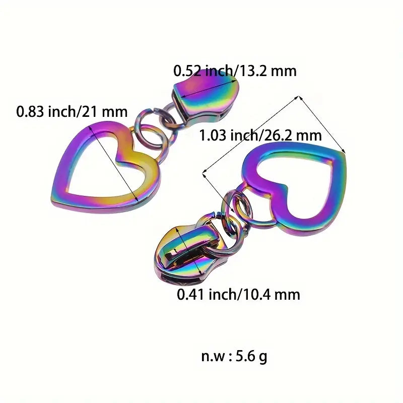 Heart Zipper Pull #5
