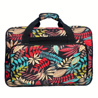 Sewing Machine Travel Bag - Black Leaf Multi (Pre-order: Jan 2026)