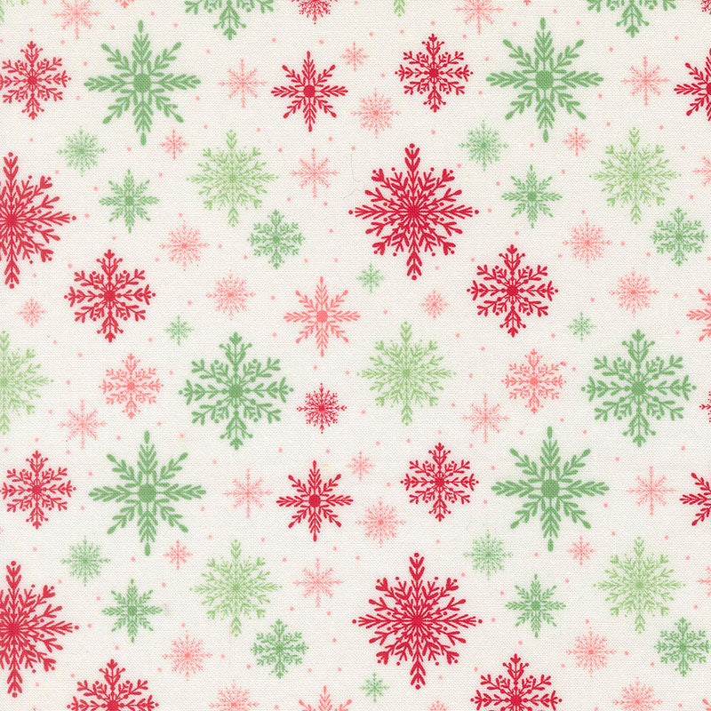 Merrily On High - Snow 43214-11 - Moda