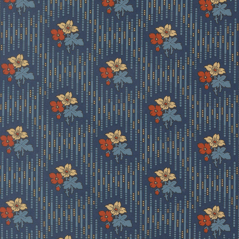 Pamelia's Path - Indigo 47551-12 - Betsy Chutchian - Moda