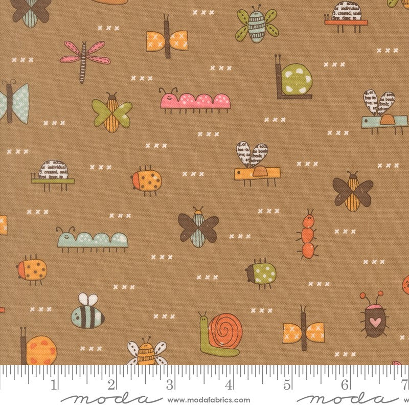 Bug Collector - Main in Stone - Sweetwater - Moda (Pre-order: Nov 2026)