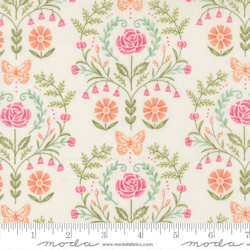 Kindness - Damask in Dogwood - Deb Strain - Moda (Pre-order: Feb 2026) - Dinkydoo Fabrics