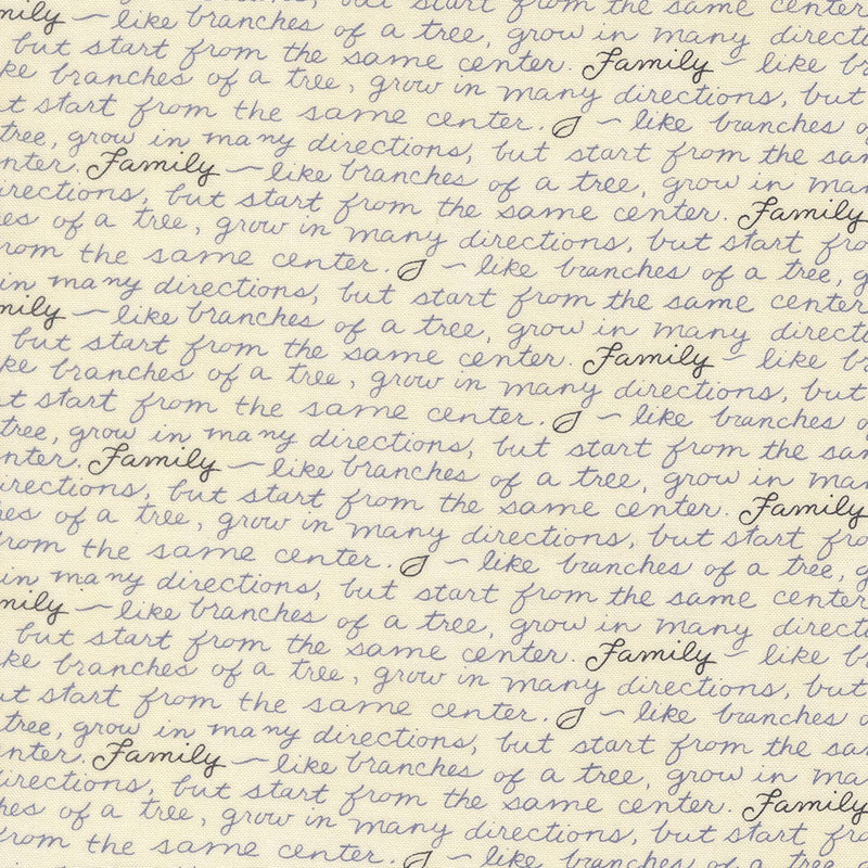 Family Tree - Warm White 6165-11 - Deb Strain - Moda
