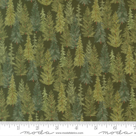 Northwoods Lodge - Treeline in Pine- Deb Strain - Moda (Pre-order: Aug 2026)