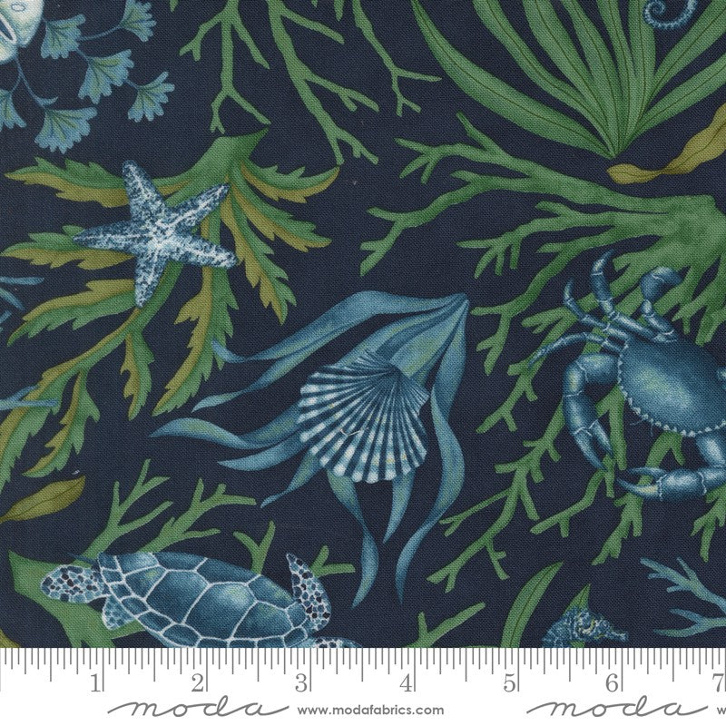 Seaside - Coastal in Deep Sea - Deb Strain - Moda (Pre-order: Feb 2027)