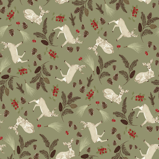 Canadian Woodlands - Fat Quarter Bundle - Ginger Deverell - TrendTex Fabrics (Pre-order: Apr 2027)