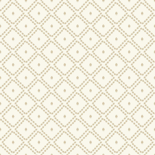 Canadian Woodlands - Footprints in Taupe - Ginger Deverell - TrendTex Fabrics (Pre-order: Apr 2027)