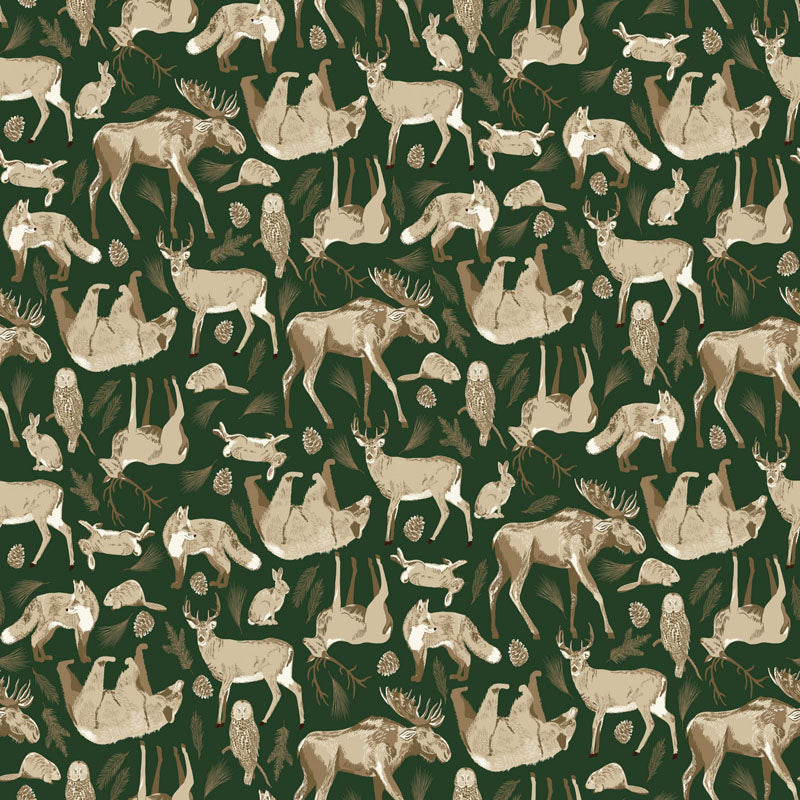 Canadian Woodlands - Fat Quarter Bundle - Ginger Deverell - TrendTex Fabrics (Pre-order: Apr 2027)