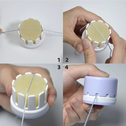 Rotating Beeswax Thread Wax Conditioner