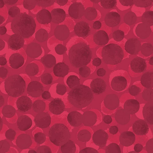 Bumbleberries - Berry Red - Lewis & Irene