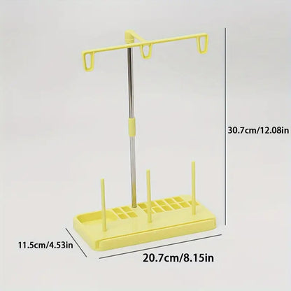 Thread Stand with Bobbin Storage