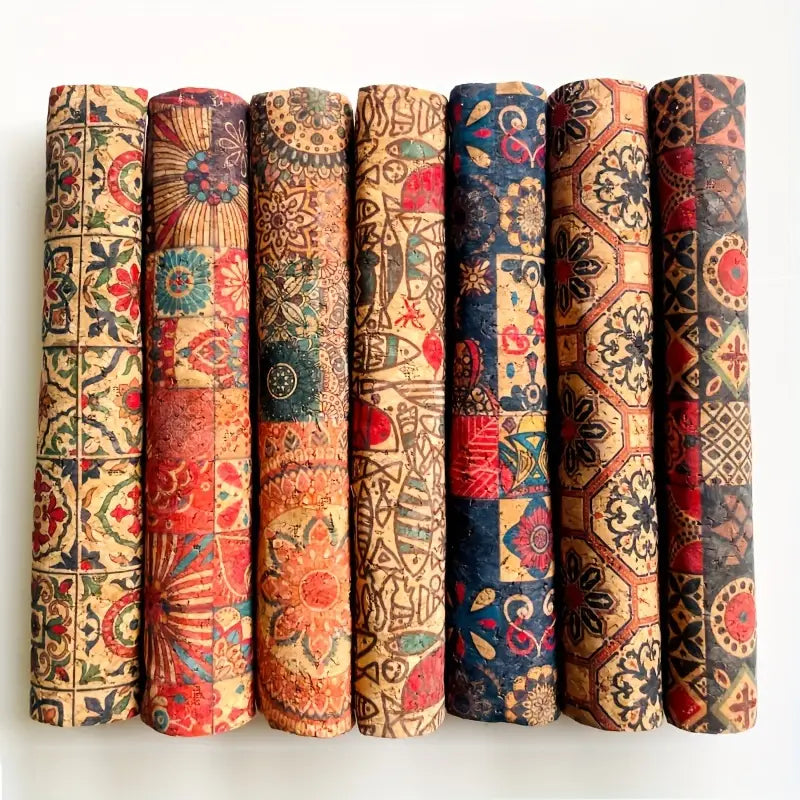 Faux Leather - Boho Tapestry (7pc) (8.2" x 11.8")