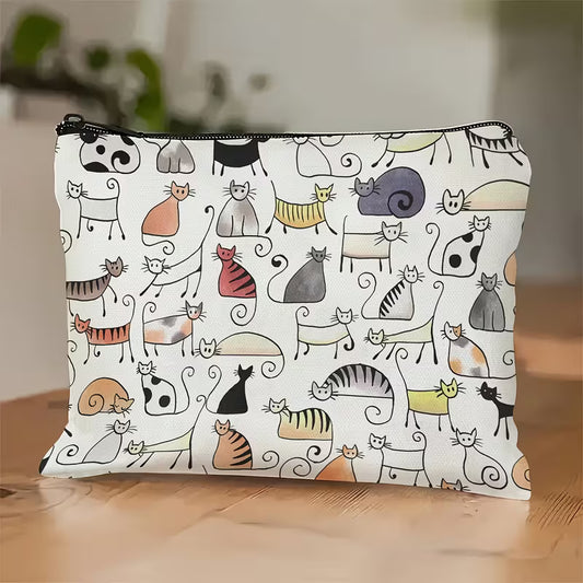 Sew n' Stash Bag - Doodle Cats