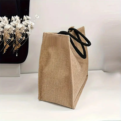 Sew n' Stash Tote Bag (With Inner Pocket) - Highland Cow