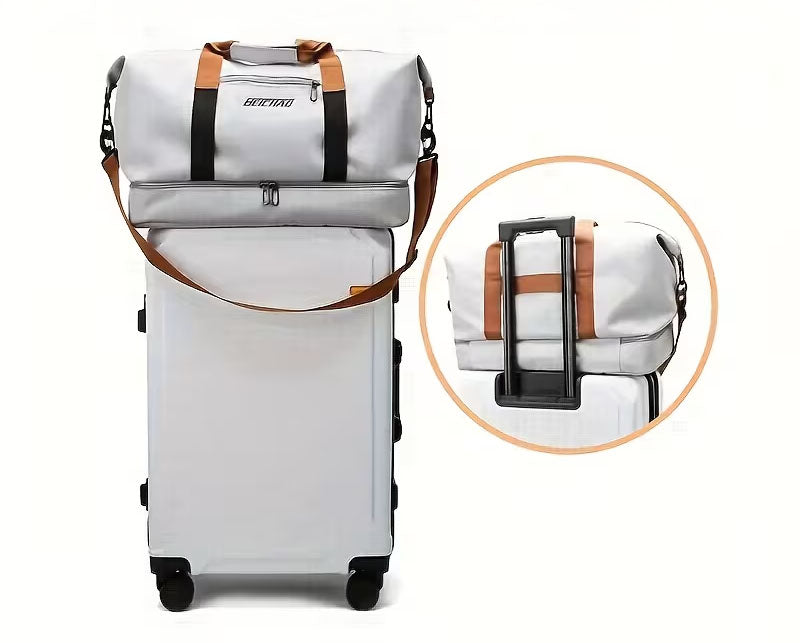 Retreat Travel Bag with Storage (Multiple Colours) - Dinkydoo Fabrics