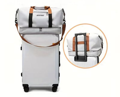 Retreat Travel Bag with Storage (Multiple Colours) - Dinkydoo Fabrics