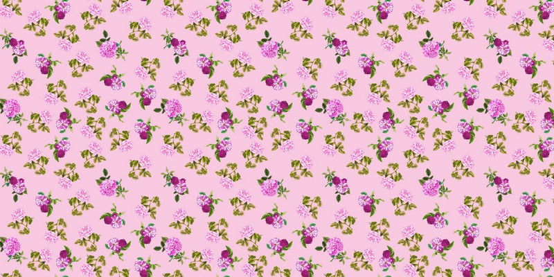 Rosa - Tossed Blooms in Pink - Adriana Picker - FIGO (Pre-order: Jan 2026)