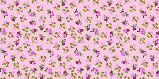 Rosa - Tossed Blooms in Pink - Adriana Picker - FIGO (Pre-order: Jan 2026)